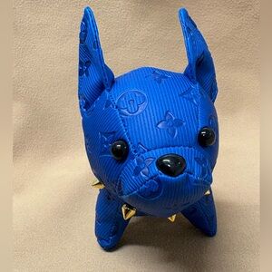 Blue Designer Dog Bag charm/keychain